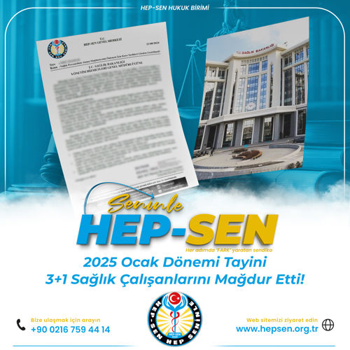 2025 Ocak Dönemi Tayini 3+1  Sağlık  Çalışanlarını Mağdur Etti